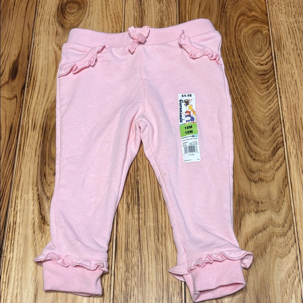 Garanimals Light Pink Ruffle Baby Pants NWT